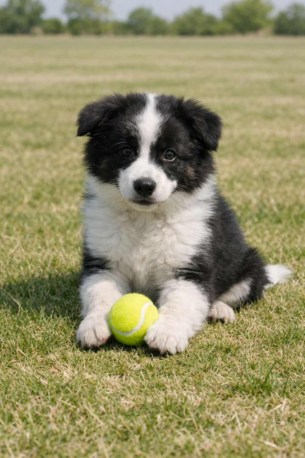 Elastic doggy tennis balls