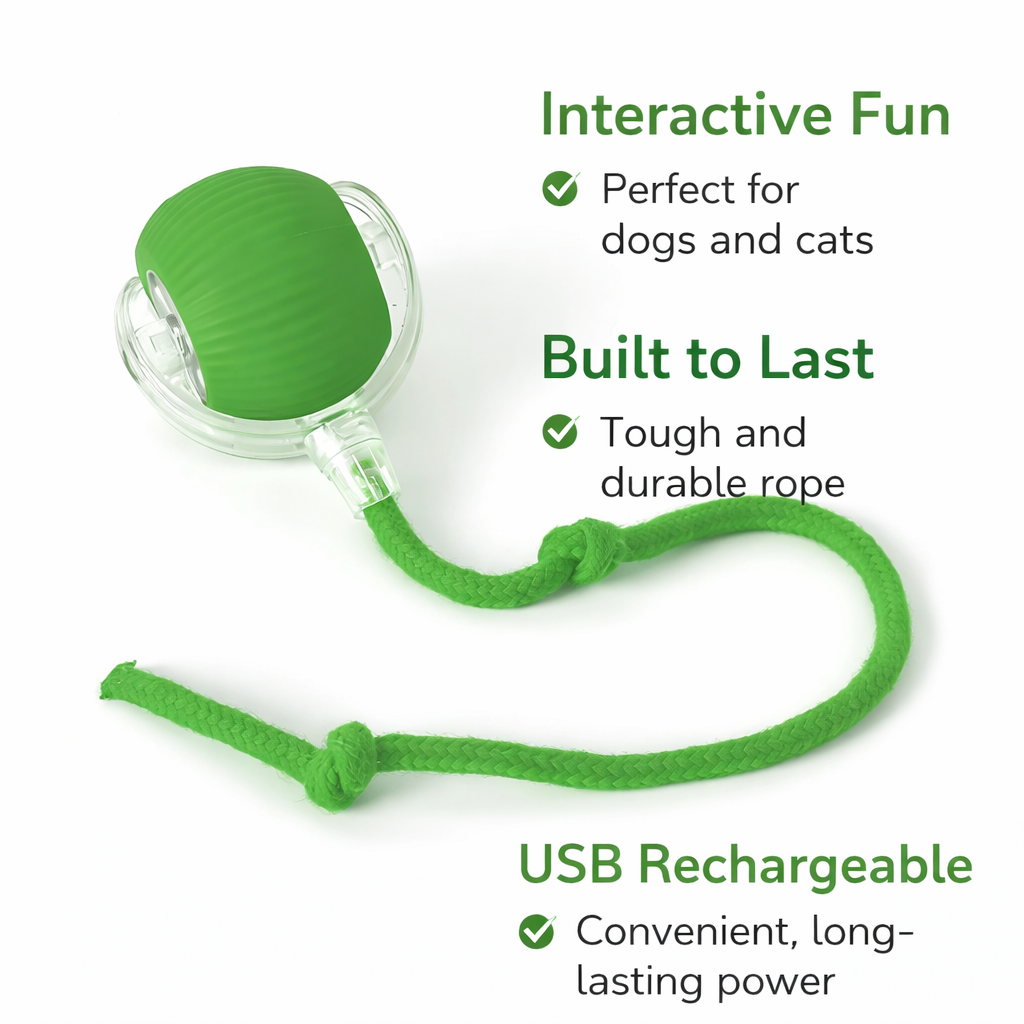 Auto-Cat & Dog Roller - Rechargeable
