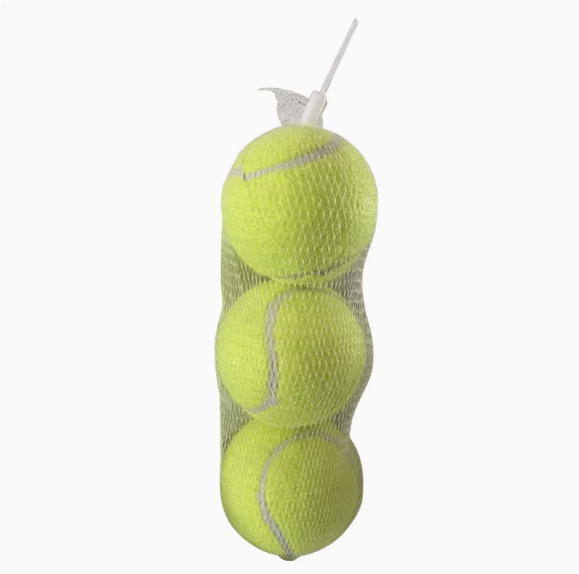 Elastic doggy tennis balls
